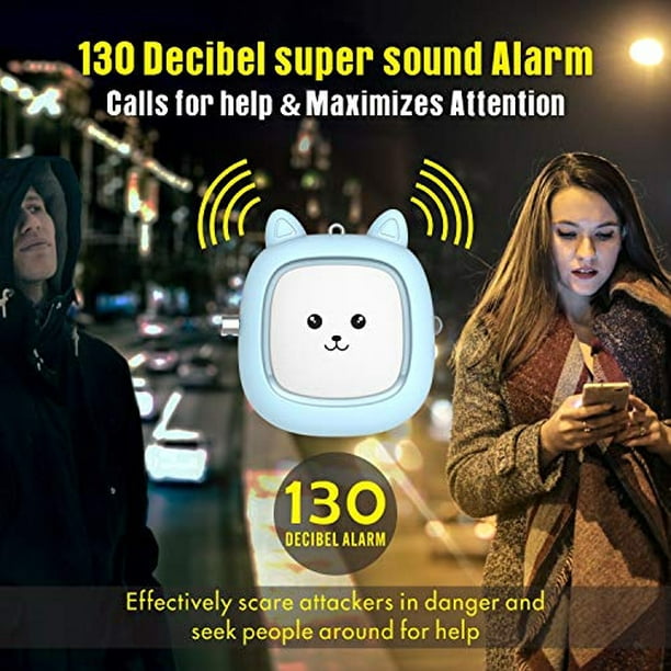 Alarma Personal De Sonido Seguro, Paquete De 3, 130 Db
