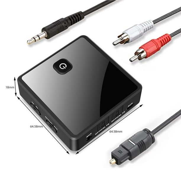 Receptor de audio inalámbrico auxiliar para coche Bluetooth adaptador  transmisor