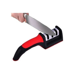 Afiladores de cuchillos, mini afilador de cuchillos con base de succión,  afiladores de cuchillos de bolsillo adecuados para la mayoría de tipos de