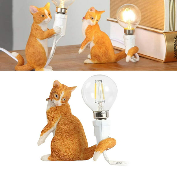 Lámpara infantil de mesa con forma de gato - Peekaboo