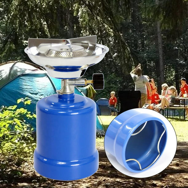 Mini estufa de camping, portátil plegable a prueba de viento, pequeña  estufa de gas para acampar al aire libre, senderismo, mochilero, viaje por