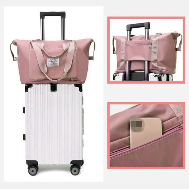 Bolsas de viaje grandes y plegables para mujer, bolsos de equipaje de viaje,  impermeables, multifuncionales, de gran capacidad, 2023