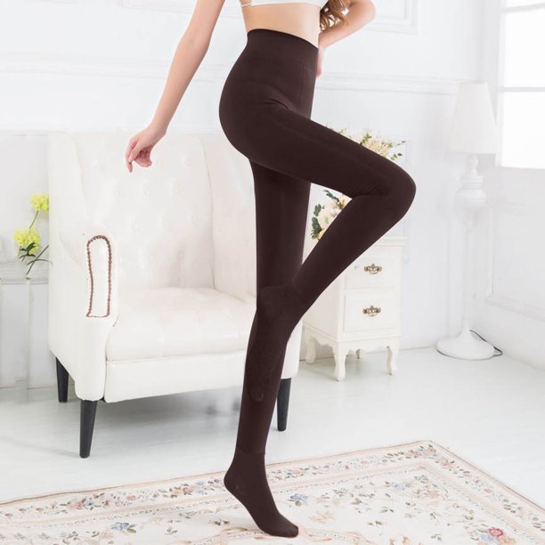 Gibobby Leggings cálidos para mujeres Medias gruesas Leggings