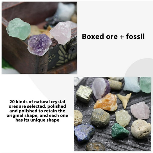 Matsuzay 20 tipos de minerales de piedra de ágata Natural de