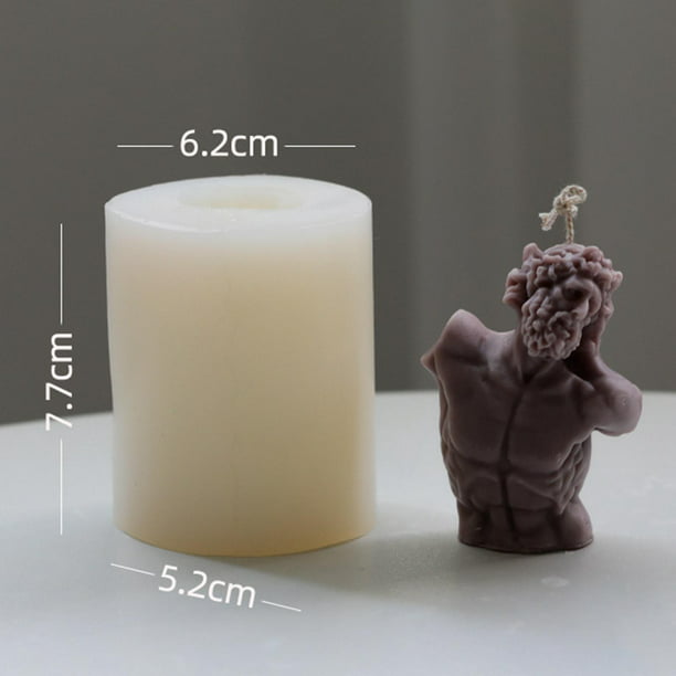 Moldes de vela, 4 moldes de vela de pilar para hacer velas, moldes de  resina de silicona 3D, moldes de velas de abeja en forma de panal de abeja,  kits