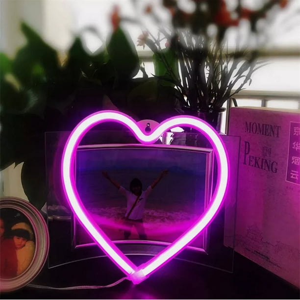 1 pieza Gafas LED fiesta con con diseño de corazón, Moda de Mujer