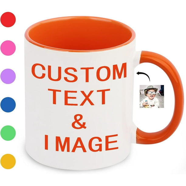 Taza de café con foto personalizada, taza personalizada con imagen