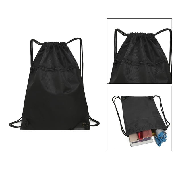 Bolso de viaje negro puro para deportes con mochila bolsa de gimnasio para  hombre y mujer, Negro puro