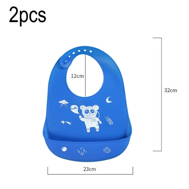 Babero de silicona para bebé Babero impermeable con bolsillo de arroz para  bebé Zhivalor CPB-US-PSF122-5