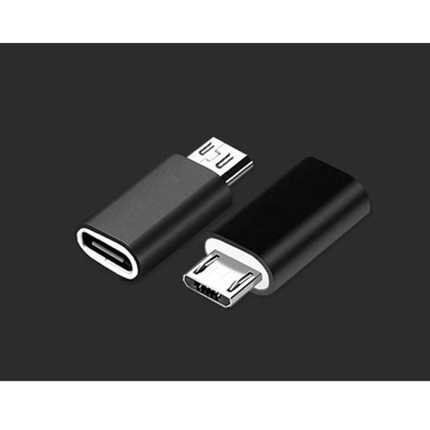 OTG adaptador MICRO USB hembra a USB-C macho Aluminio