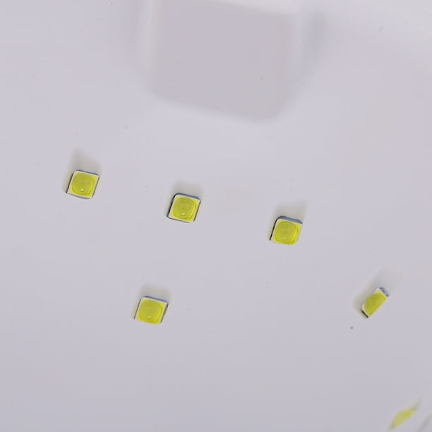  LKE - Lámpara LED UV para uñas de gel, 40 W, secadora de  esmalte de uñas de gel, con 3 temporizadores, accesorios profesionales,  herramienta de arte de uñas, color blanco 
