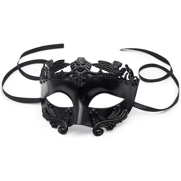 Máscara de metal para parejas, máscara de hombre griego romano, máscara  veneciana de Halloween, máscara de bola de Mardi Gras, máscara de fiesta de
