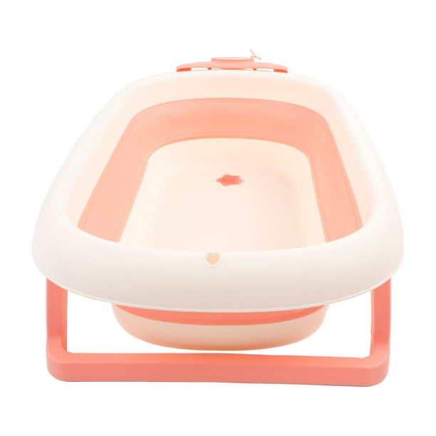 Bañera de bebé plegable bañera de bebé portátil grande puede sentarse y  acostarse antideslizante con termómetro y orificio de drenaje para recién  nacido bebé casa baño ANGGREK Otros