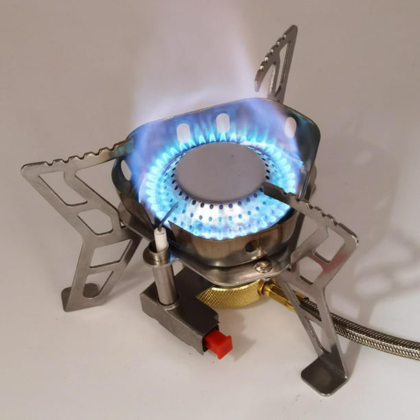 prueba Quemaes de gas portátiles para Cocina de camping para de senderismo  Baoblaze Quemador De Estufa De Gas