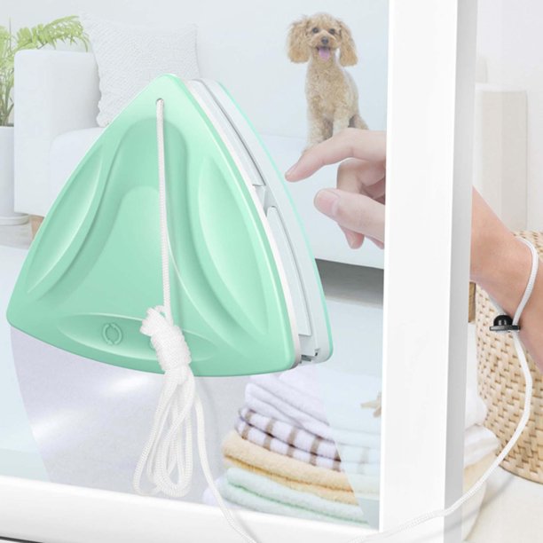  Limpiador magnético de vidrio de plástico, herramienta de  limpieza de ventanas duradera de doble cara anticaída, para oficina en casa  : Salud y Hogar