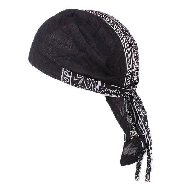 2x sombrero de bandana de suave elegante para hombre, sombrero de  quimioterapia con envoltura musulm Yinane Velvet Bandana Durag Cap