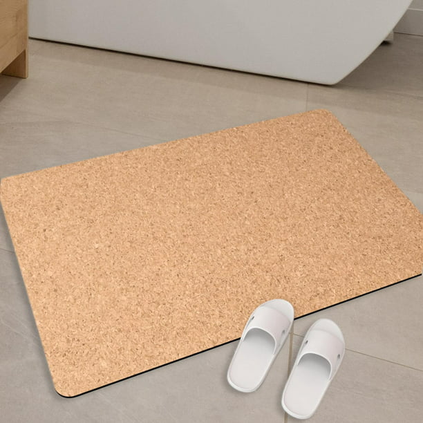 Tierra de diatomita alfombras de baño 30*40cm antideslizante de secado  rápido baño alfombra fácil