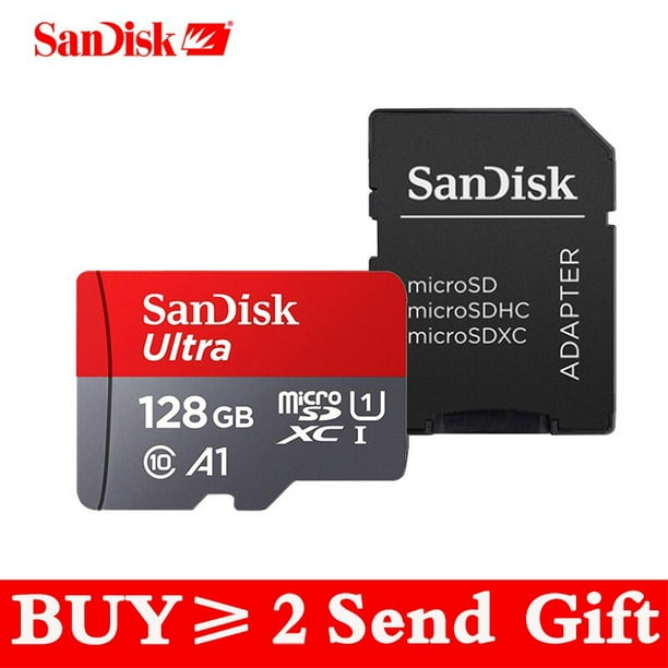 Tarjeta de memoria MicroSD SanDisk Ultra de 128 GB