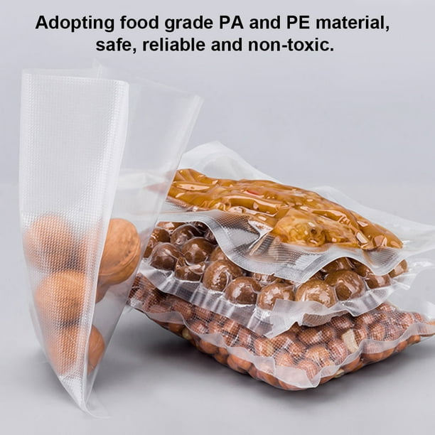 Bolsas de almacenamiento de alimentos para congelador/bolsas de plástico  transparente en rollo, 12 pulgadas de ancho x 20 pulgadas de alto (ancho x