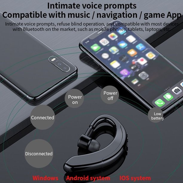 Auriculares inalambricos Bluetooth Audifono manos libres for All Phones  Tablets