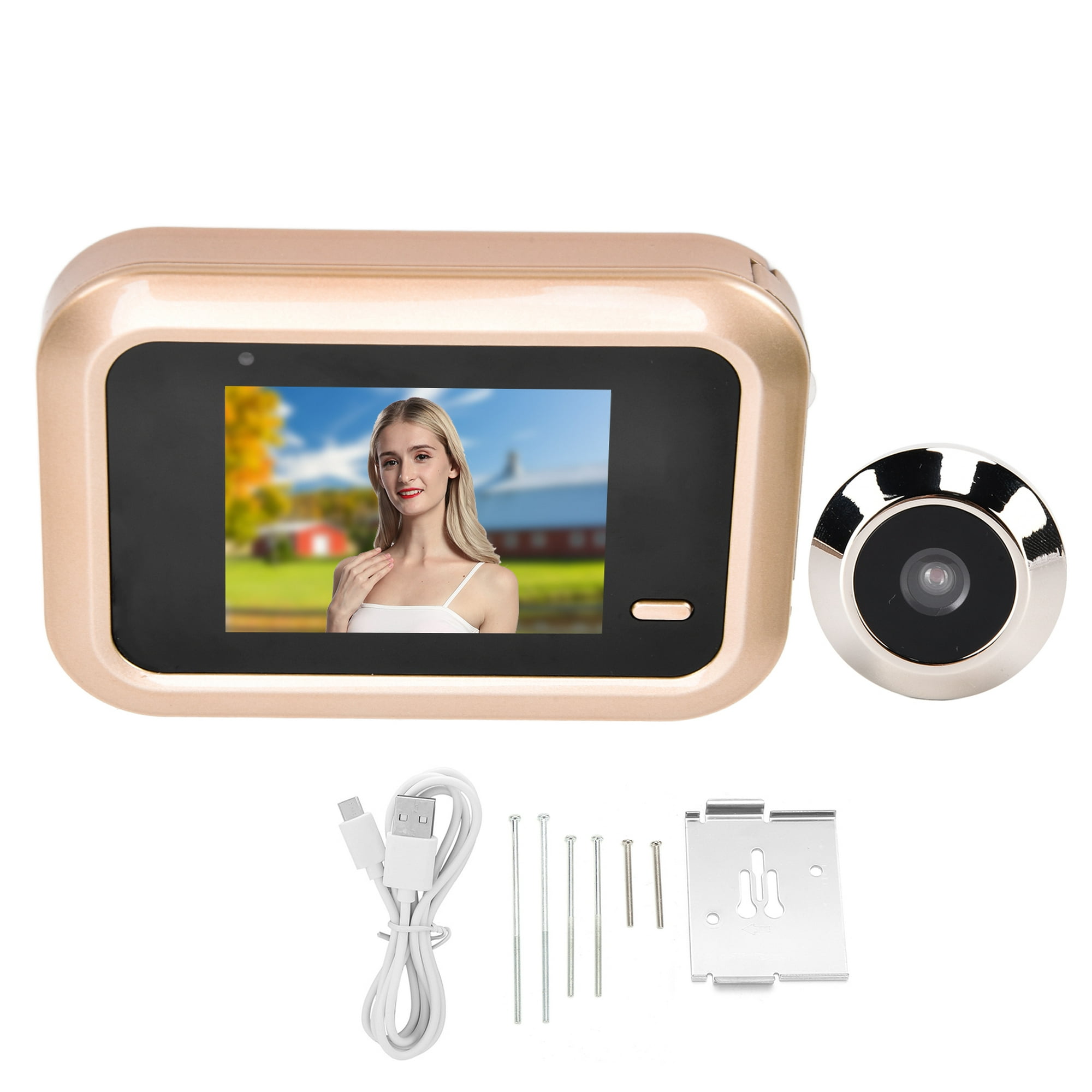 Visor de puerta Wi Fi, visor de mirilla digital de 4,3 pulgadas Visor de  puerta digital Cámara de timbre de vídeo Integración perfecta