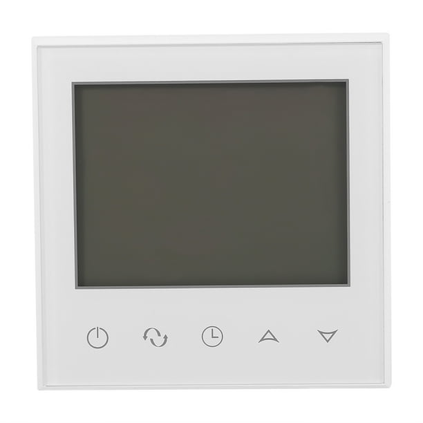 Termostato Digital LCD para calefacción de suelo, controlador de  temperatura para habitación, calefacción eléctrica, pantalla táctil