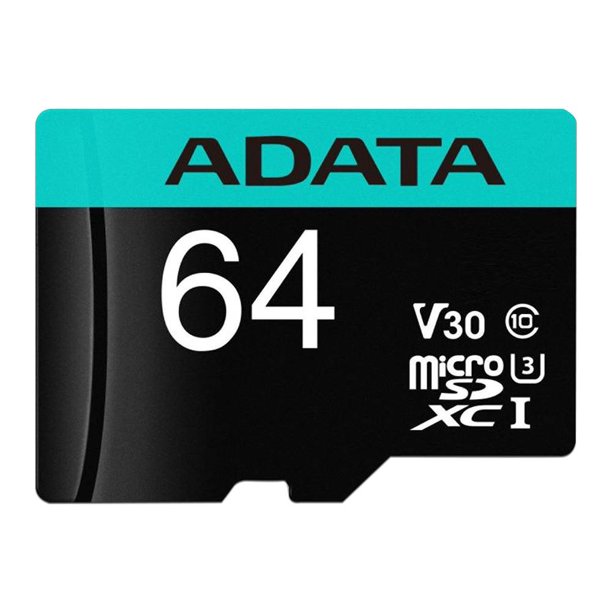 Memoria MicroSDXC UHS-1 ADATA Premier de 64GB, Clase 10, incluye