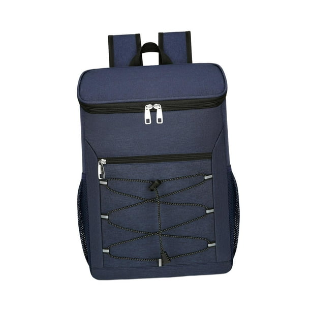 mochila térmica, mochila térmica azul, mochila com bolsa térmica