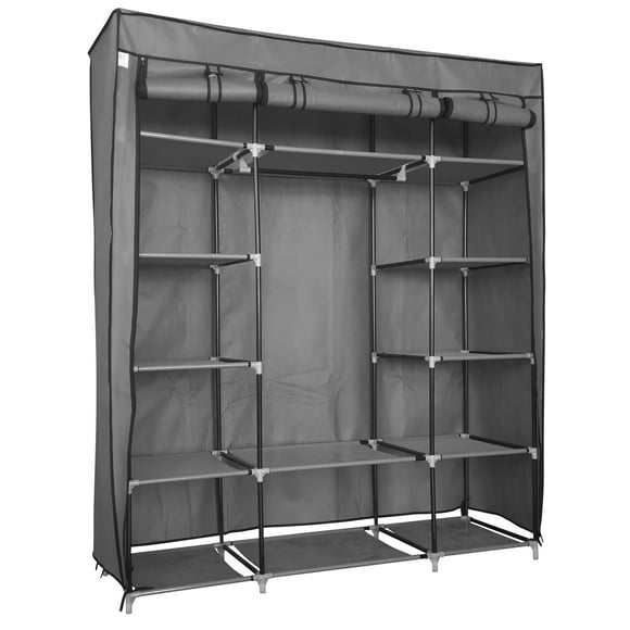 closet zapatera armable gris xl closets armables méxico 1 area de colgado