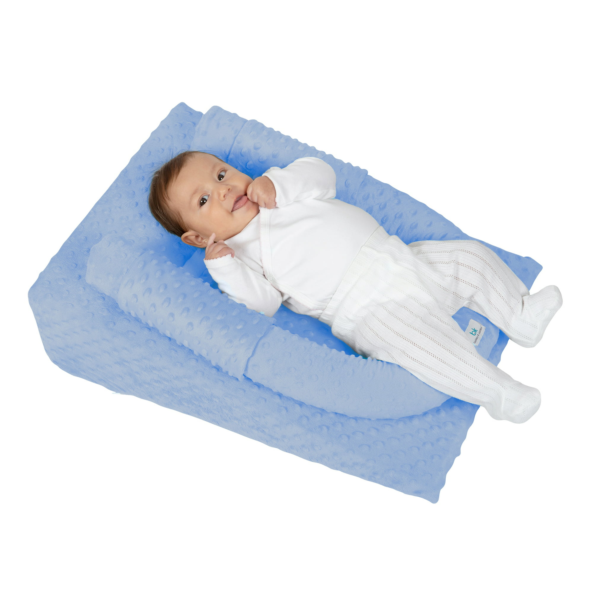 Cojín antireflujo mediano (colchón antirreflujo, antivuelco, reflujo)  Babies and Kiddies Azul