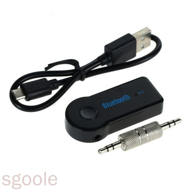 Adaptador receptor inalámbrico Bluetooth 3.5 mm audio estéreo música hogar  coche