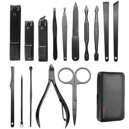 Ultra Wide Jaw Opening Big Nail Clippers Set Toenail Clippers For Thick  Nails Cutter For Men, Women, Ingrown, Manicure & Pedicure (black)