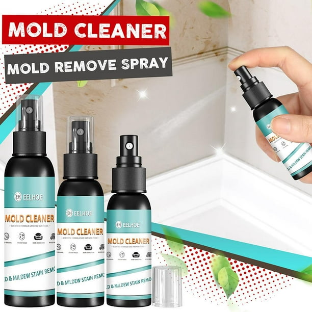 Limpiador eliminador de moho Spray de moho para limpiador de paredes de  baldosas de cerámica (30 ml) Ehuebsd Libre de BPA
