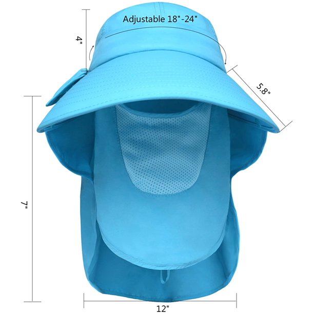 Sombrero para Sol Hombre y Mangas para Brazos Uv Protección,Gorro