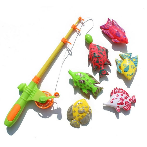 Juego de pesca para niños, juguetes de pesca magnéticos, lindos