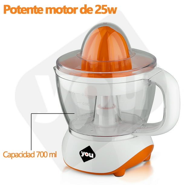 Exprimidor Zumo de Naranjas Electrico Negro Capacidad de 41 onzas/1,2  litros