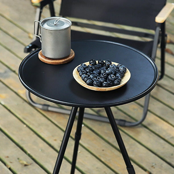 Kit de mesa y silla de campamento, mesa plegable de aleación de aluminio  ligera, altura ajustable, mesa de picnic portátil al aire libre con 2