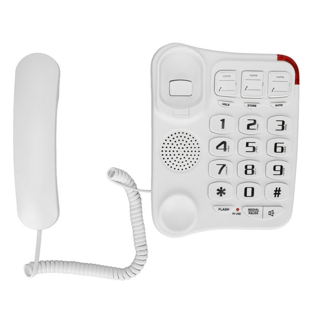Telefono De Casa Para Personas Mayores Telefono Con Altavoz Cable Landline  Phone 
