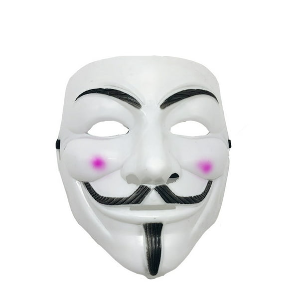 capa Depender de compañera de clases Máscara de Hacker para Vendetta Máscara Disfraz de Halloween Accesorios de  Fiesta de Cosplay XianweiShao 1327533048484 | Walmart en línea