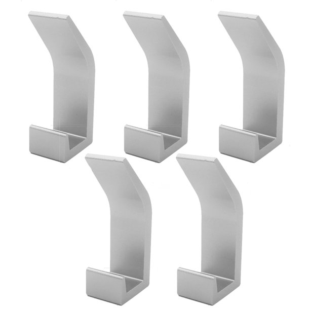 Paquete de 4 ganchos adhesivos resistentes para pared, puerta, armario,  acero inoxidable