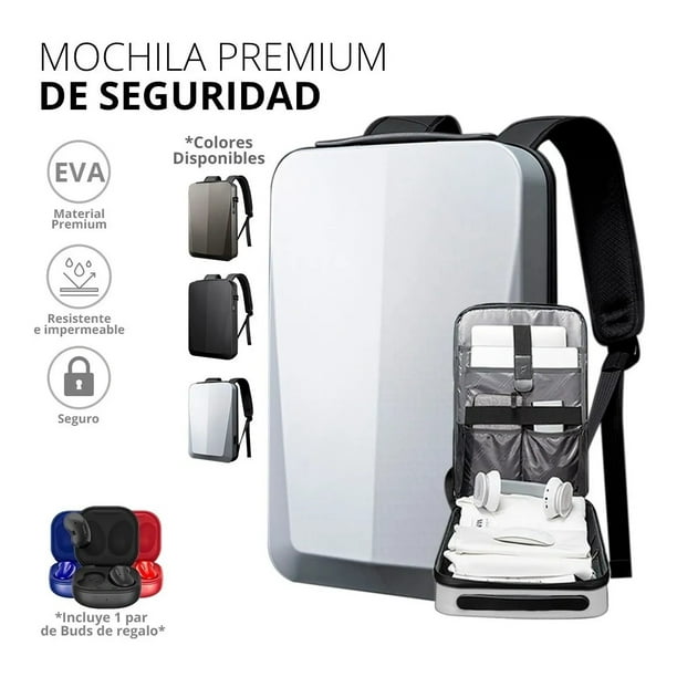 Mochila Maleta Para Viajar Portafolio Antirrobos Laptop Tsa Gris Gaon  Mochila Antirrobo