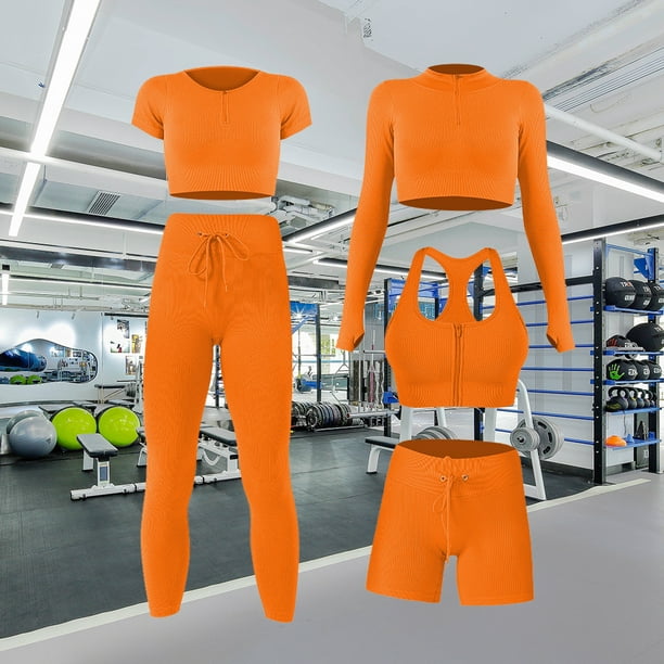 Conjunto De Yoga Trajes de ropa deportiva para mujer Traje deportivo sin  costuras portátil Artículos deportivos elásticos Ndcxsfigh Para Estrenar