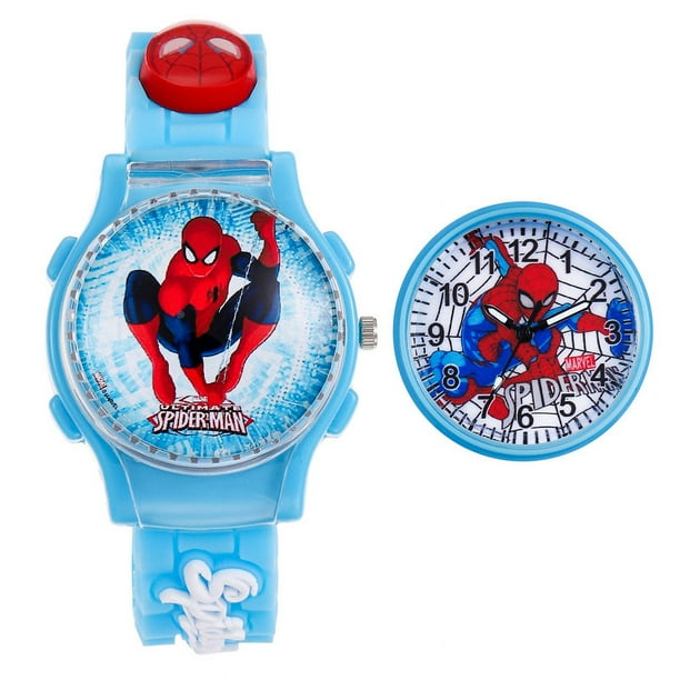 SPIDERMAN RELOJ FIGURA JUGUETES NIÑOS JUGUETERÍA