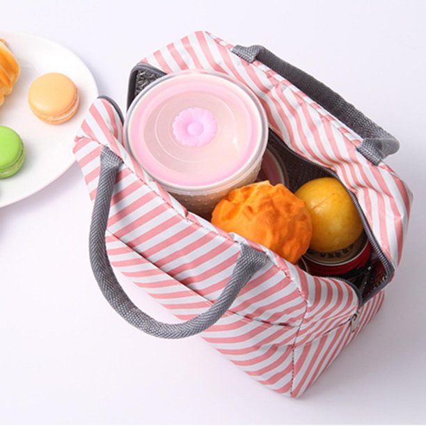 Bolsa de almuerzo aislada para mujer, bolsa térmica, bolsa de almuerzo  portátil, bolsa de caja de comida, bolsas de Picnic, bolsas para la comida  de gran capacidad para el trabajo