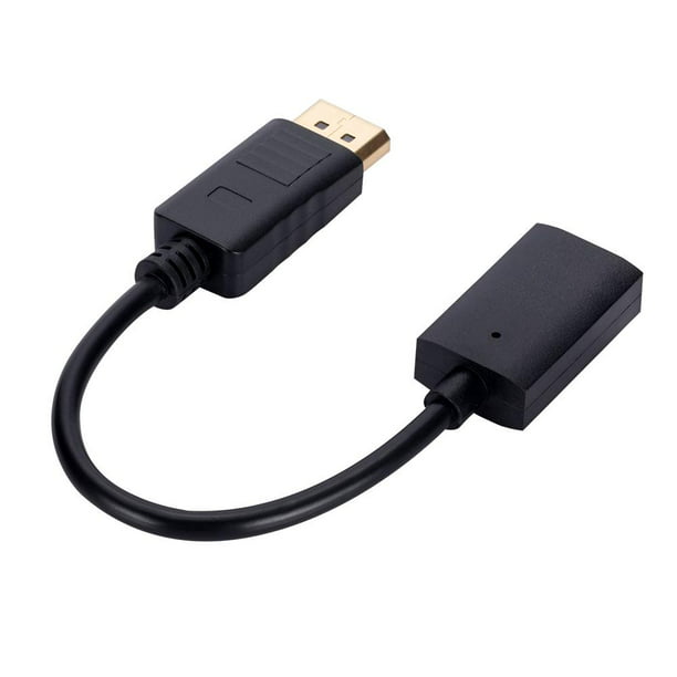 Cable Adaptador DisplayPort a HDMI 1080P Resolución 4K de 24cm de largo
