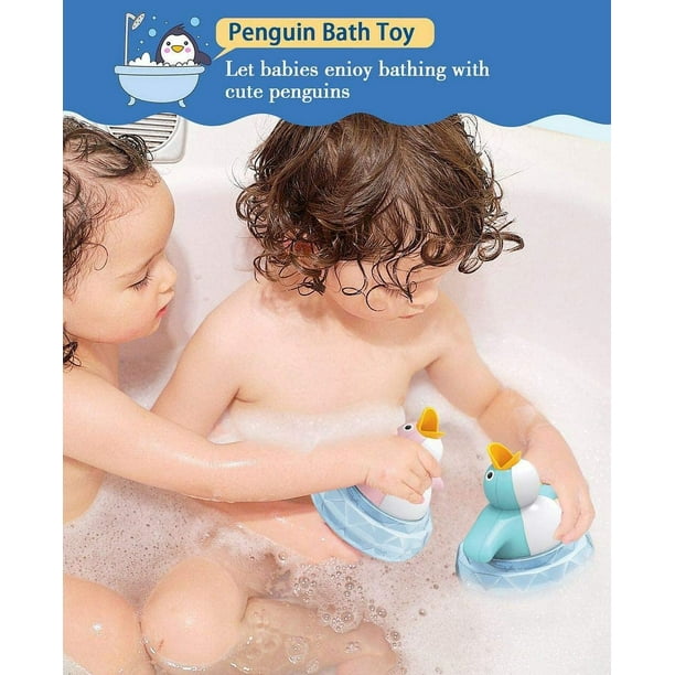 Juguetes de baño para niñas de 1 a 3 años, juguetes de bañera para niños  pequeños, juguetes de bañera de agua para bebés de 1, 2, 3 años, regalos  para