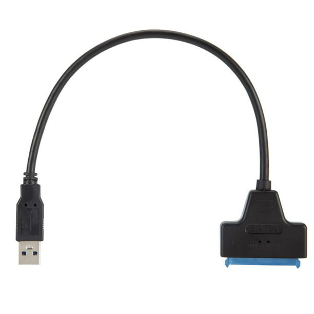 Usb 3.0 2.0 Sata 3 Cable Sata a USB 3.0 Adaptador de hasta 6 Gbps Soporte  2.5 pulgadas Disco duro hdd externo Cable Sata Iii de 22 pines