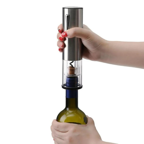Abrebotellas de vino eléctrico con carga USB, sacacorchos