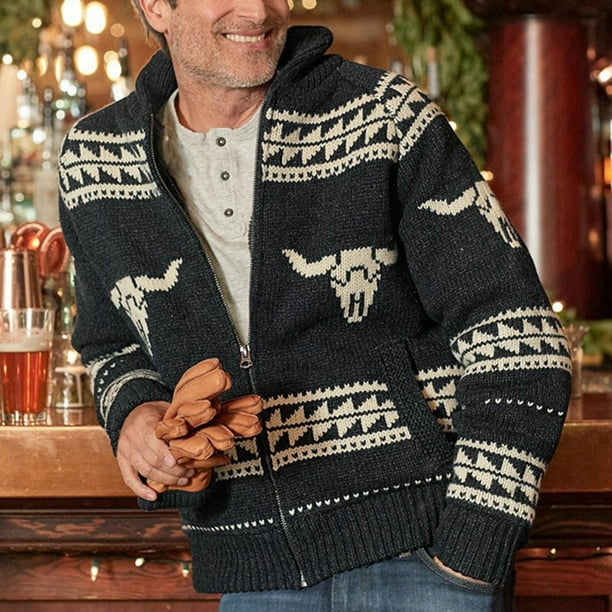 Suéter de otoño e invierno a la moda para hombre, chaqueta cárdigan holgada de gran tamaño de colore Fridja po2807 en línea