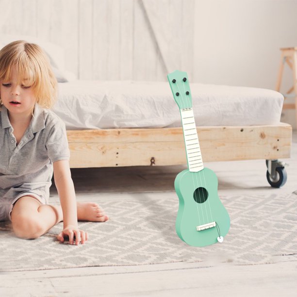 Guitarra de juguete para ukelele para , juguetes para ,6 rosado Sunnimix  Juguetes de ukelele para niños